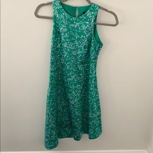 Brand new Green, blue floral dresss